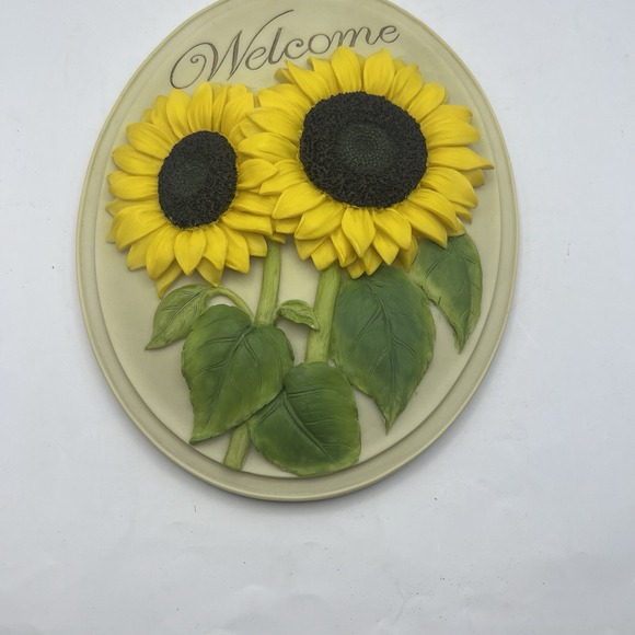 Ibis and Orchid Design Sunflower Bonded Wall Plaque - Picture 2 of 12